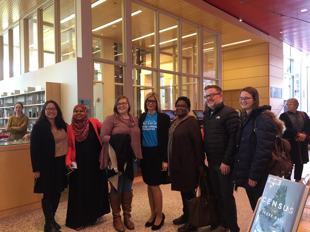 cambridgepl's tweet image. What a great honor to have @ALALibrary President @loidagarciafebo visit us this morning! #LibraryStrong #LibrariesTransform