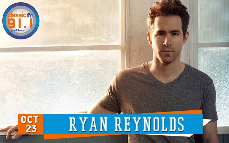 Happy birthday to actor, Ryan Reynolds. 