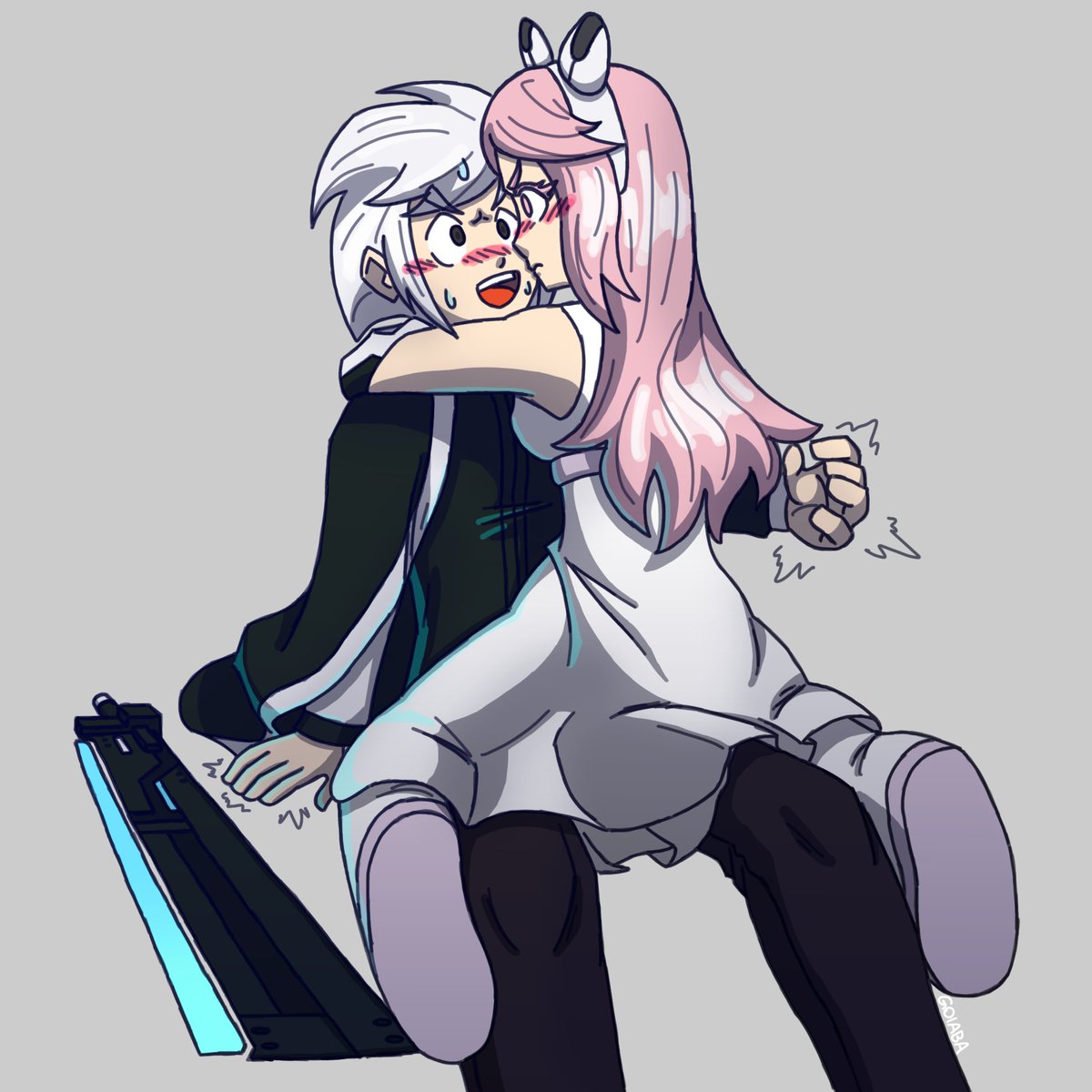 MegasXellox's tweet photo. Little fanart for Gwain Saga. Go catch him Ami!!
@Geo_Exe thanks again for giving my character a little appearance in the series. You da best!! https://t.co/QW13Hy2jwE