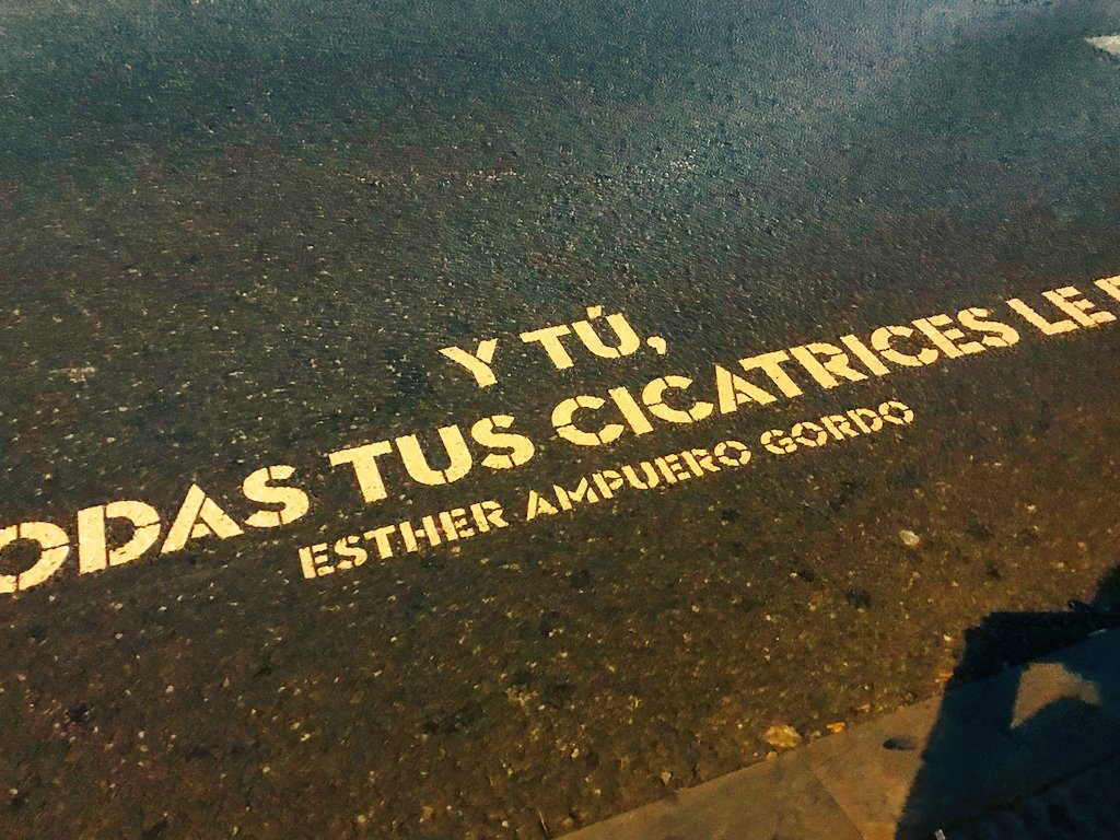 _eampuero's tweet photo. Cuando una compañera de trabajo te manda esto y te enteras de que estás en los pasos de cebra de Madrid. ¡¡Gracias, @MADRID!! Temblando de emoción y alegría estoy 😍😍😍😍 https://t.co/dPs21MeVJI