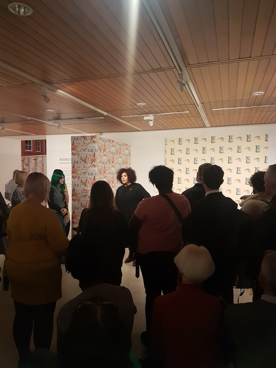 Another great @McrLitFest event tonight. This time hearing Rommi Smith's poems in response to Bodies of Colour exhibition @WhitworthArt #MLF18