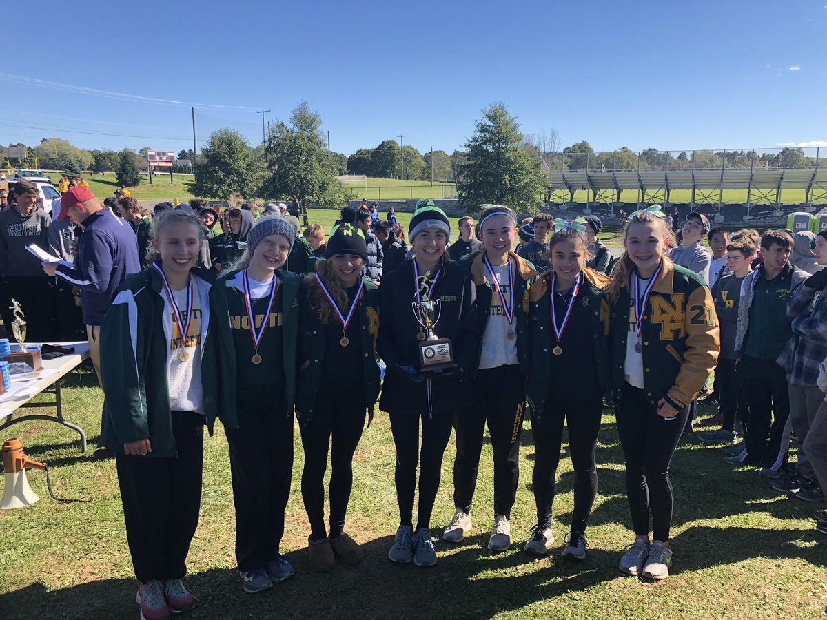NHHS_Lions's tweet photo. Congratulations Coach Walsh, his staff and the entire Girls Cross Country Team for an outstanding performance today!! 2018 Skyland Conference Large School Champs!!! #LionPride https://t.co/ZlZWoMfwhE