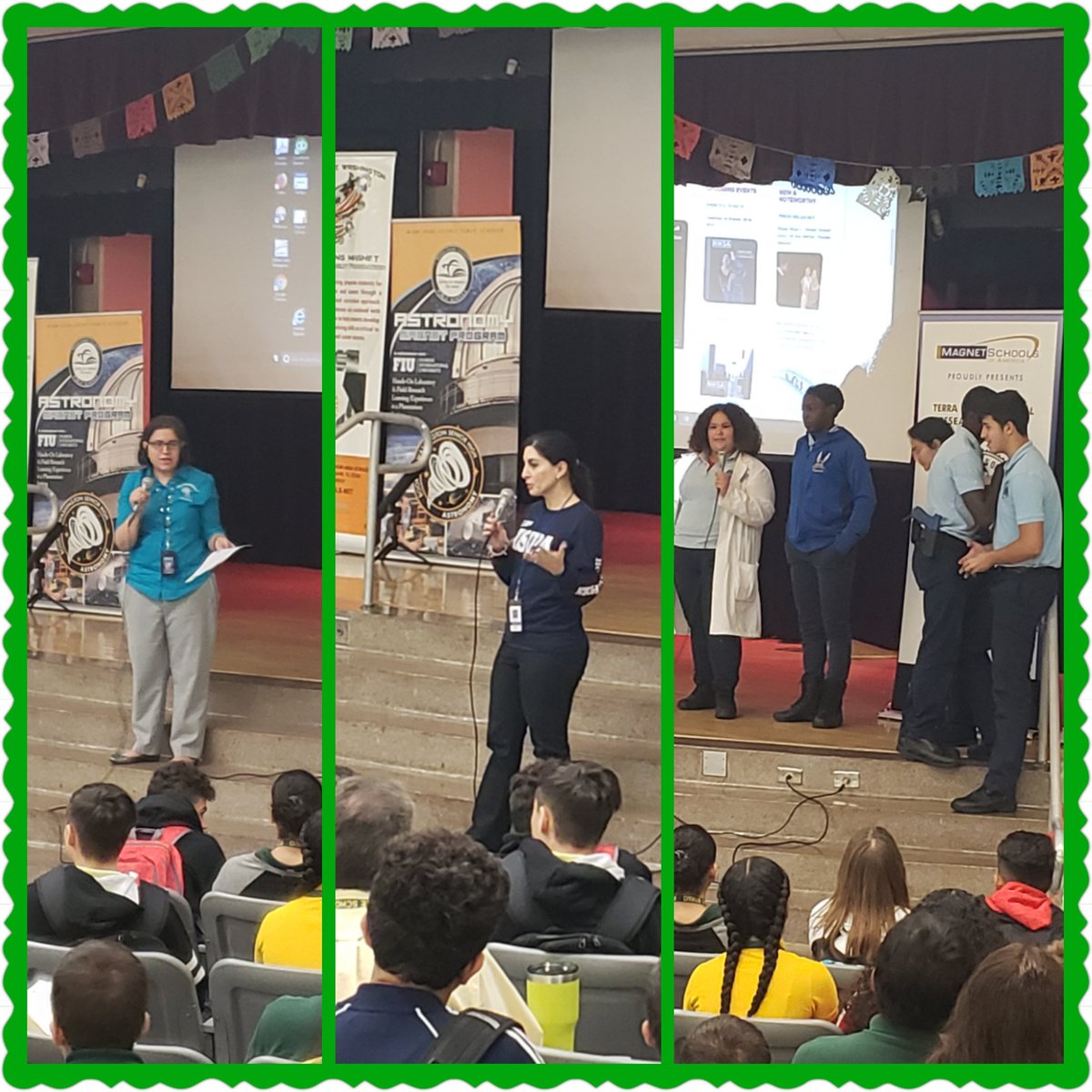 Thank you @miamiseniorhigh @KropSHS @ispaatgables @TerraWolves @BTW_SHS @leomhs_warrior @sr_reef @NWSA_MIAMI @miamikilliansr for speaking to our students about all the choices available to them! #YourChoiceMiami #mdcpsfutureready #Magnet