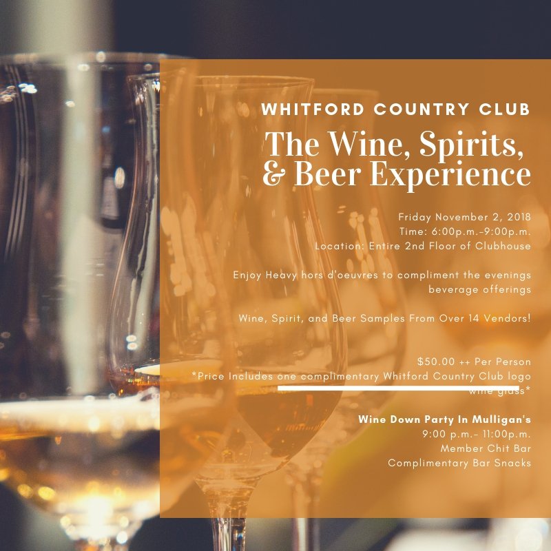 Have you signed up for our Beer, Wine, and Spirits Fest yet? Be sure to sign up for this fun evening with over 14 different vendors!