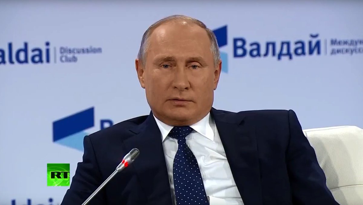 RT_com's tweet photo. After a #nuclear holocaust, weโll go to heaven as martyrs; those who nuked us will go to hell โ #Putin https://t.co/z16nTO0nmu https://t.co/kZq3OP6ufm