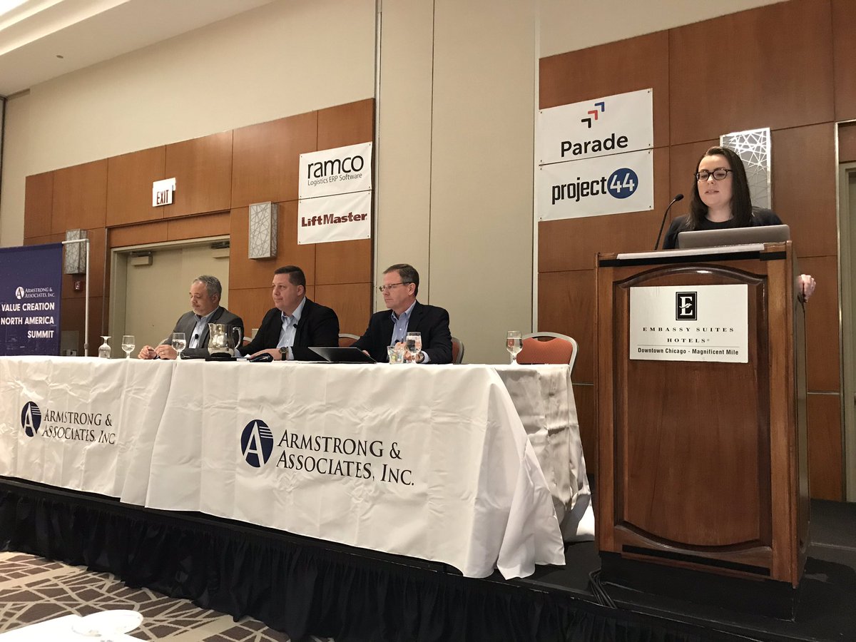 SEKO_Logistics's tweet photo. Our President and CEO James Gagne speaking this morning on a panel on The Future of E-Commerce Logistics at the #3PLValueCreation by @armstrong_assoc https://t.co/JuyypnZF6W