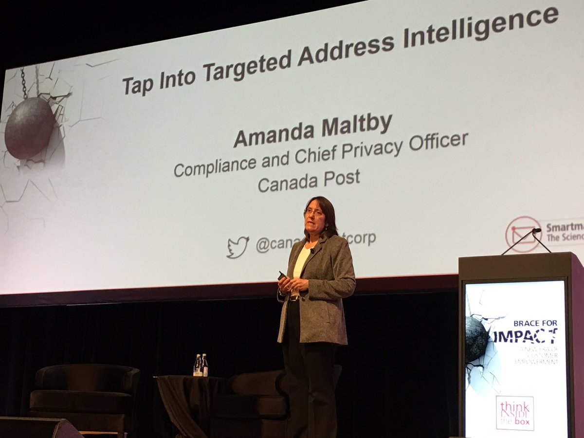 scottsimmie's tweet photo. “The majority of Canadians are #data pragmatists - happy to exchange their data if there is a clear benefit to them... If you’re going to collect data you need to have a means to protect it.” - Amanda Maltby. #AI #Privacy #TITB2018 #2018TITB https://t.co/qHkrgDJt0y