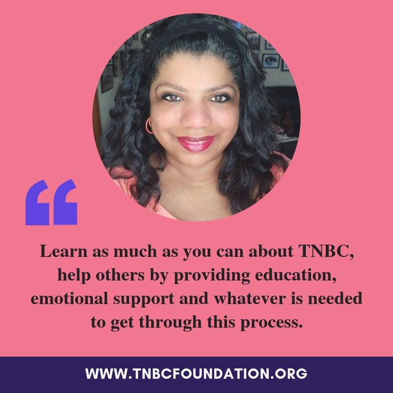 #TNBCTalk: Meet Raymon (@Lv2sing2) a 9-year TNBC survivor. She advises: "Learn as much as you can about TNBC, help others by providing education, emotional support and whatever is needed to get through this process." Learn more and make a donation: ow.ly/hSwi30mht5h #BCAM