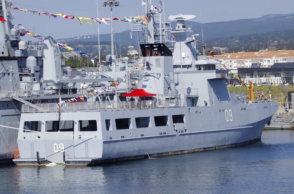 韓国の国際観艦式に参加した中でも珍しかったのがブルネイ海軍だった
