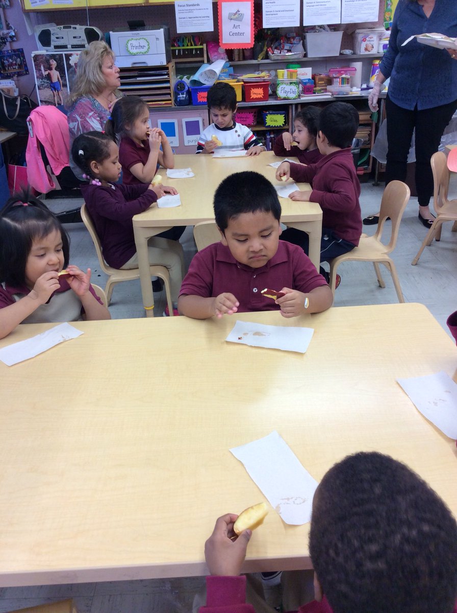 Apple Taste Testing-Learning about the Sense of Taste in Pre-K 119 # ps 76 learns