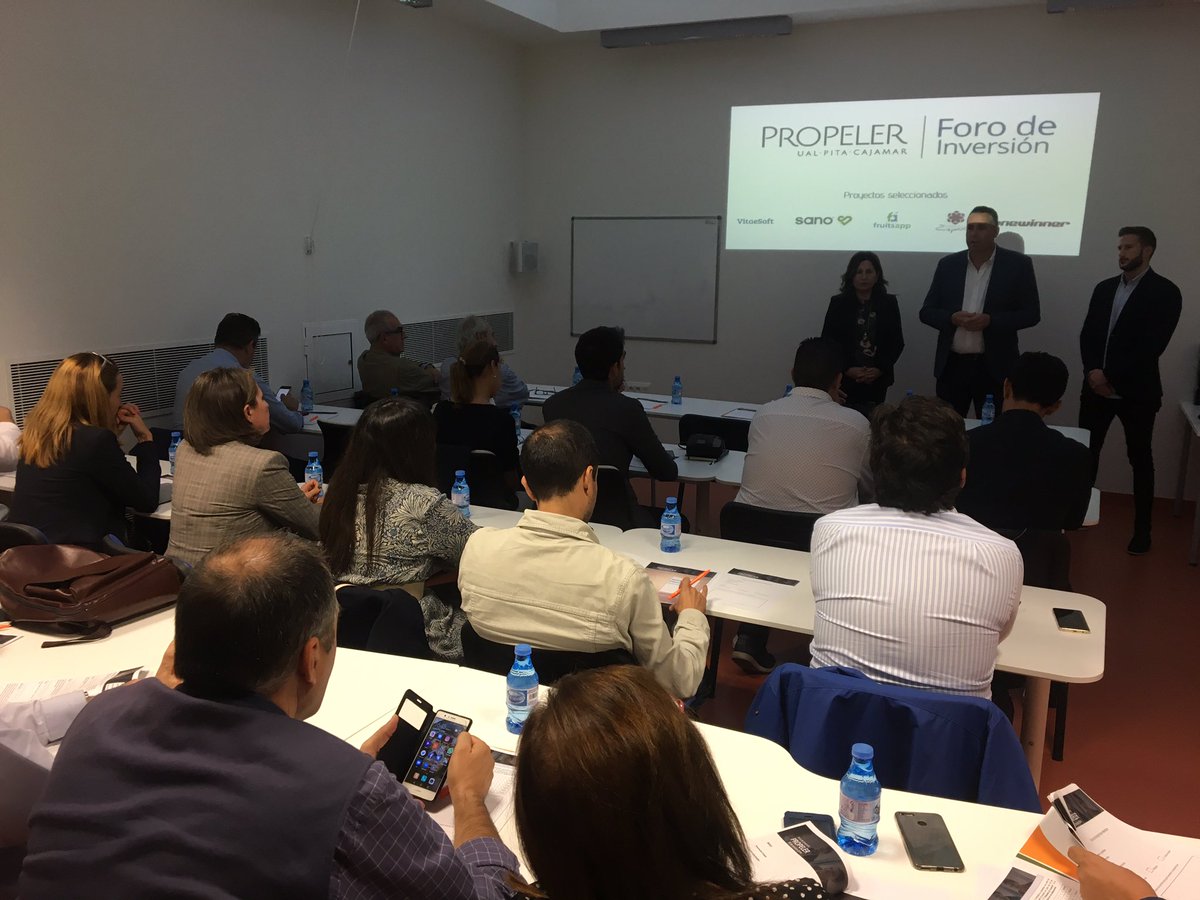 Comenzamos #Propeler Foro de Inversión de <a href="/ualmeria/">Universidad de Almería</a> <a href="/pitalmeria/">PITA</a> y <a href="/Cajamar/">Grupo Cajamar</a> #parque #tecnologico #almeria
