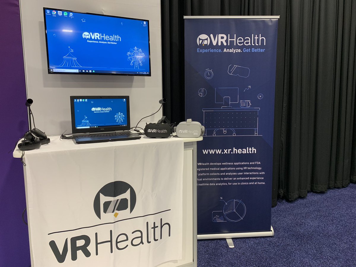 XR_Health's tweet photo. Come say hi and try our groundbreaking medical and wellness solutions at #Connect2Health!
You can find us by the @AARP booth at Connected Health Conference by @PCHAlliance. https://t.co/cNHfnGSMBf