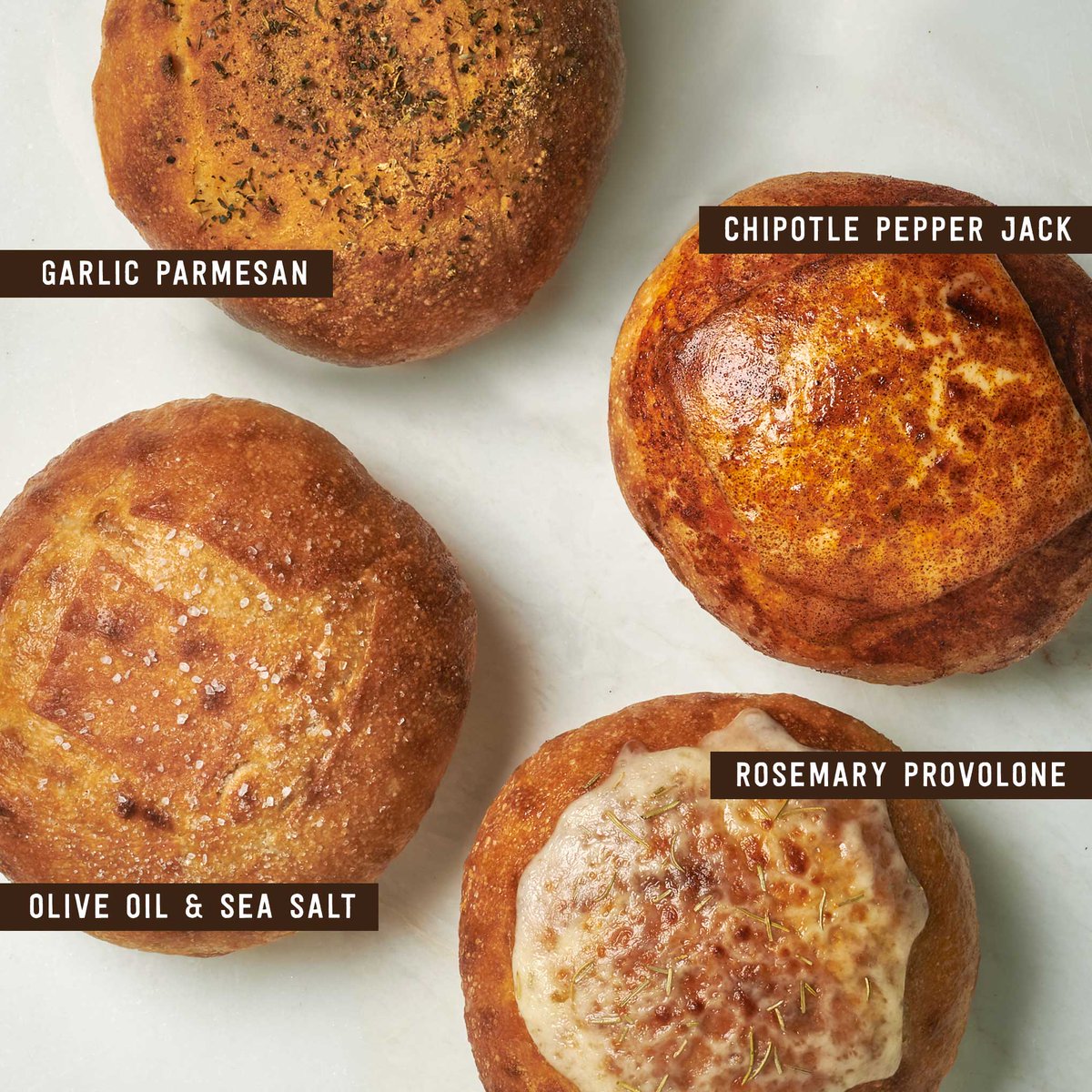 ZoupEatery's tweet photo. Which is your fave Seasoned Bread Boule? #zoup #breadboule https://t.co/h0xPH77Gj9