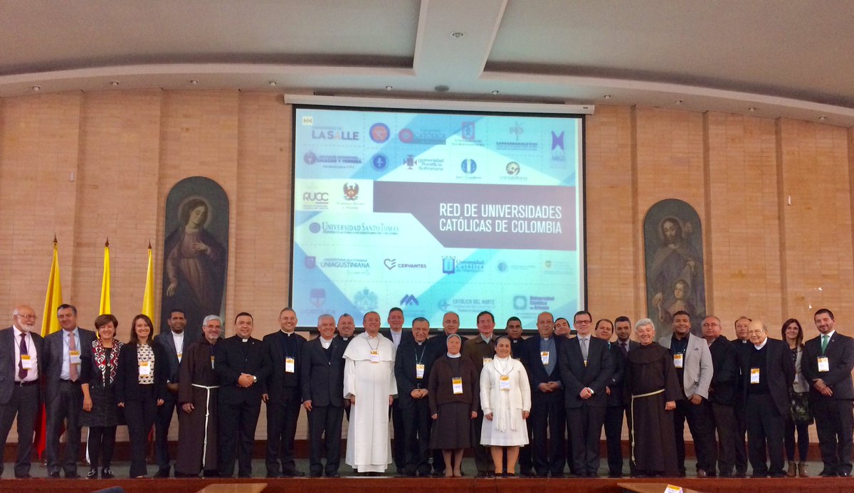 santotobogota's tweet photo. Foto Oficial del Encuentro de Rectores de la @ruccolombia. https://t.co/kTeNLvsMSb