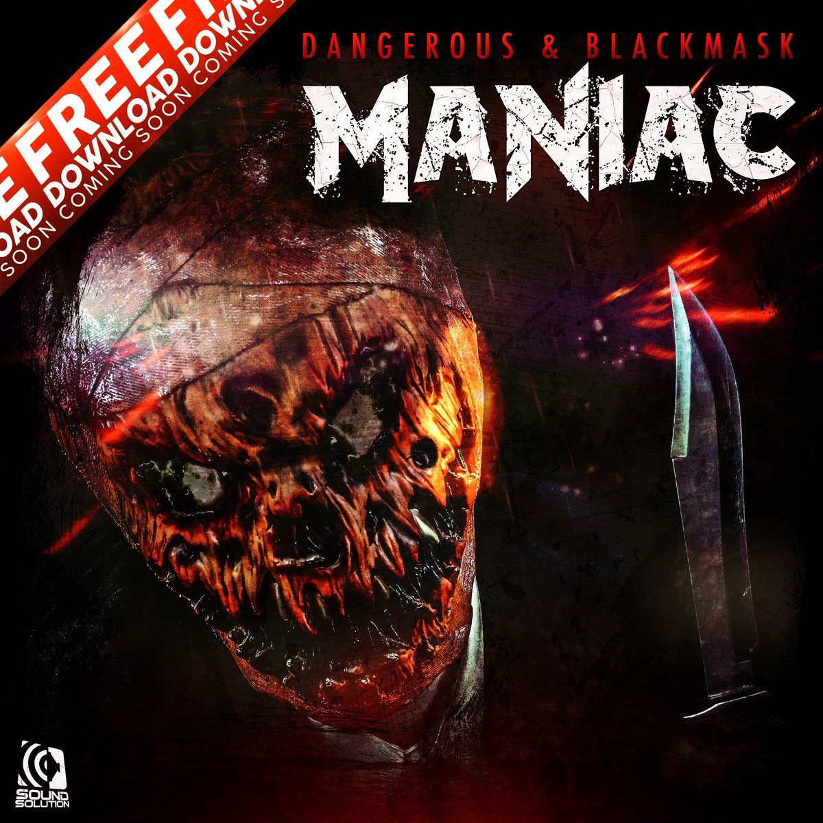 Our Free Download series continues with a collab from Dangerous &amp; BlackMask, "MANIAC"!

Download/Stream this track starting Monday, 22nd October, 2018 at buff.ly/2CJ1NWd.
Just in time for the spooky season! #DNB #JumpUpDNB 🎃🎃