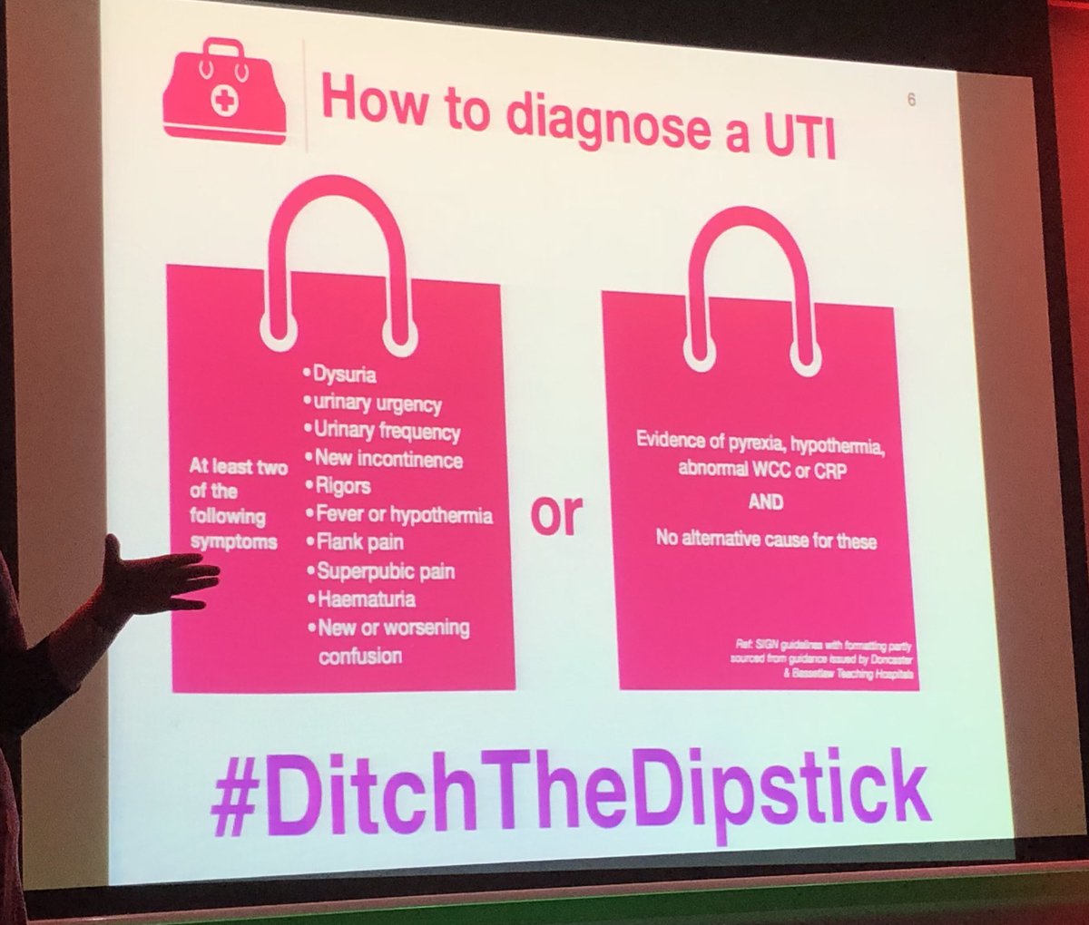 3. Stop the statins over 80

4. The lowest mortality BP in the very elderly is 160-180 systolic

5. You can destroy very carefully orchestrated plans by community care teams 

6. Don’t urine dip &gt;65yo’s 

7. Smelly urine is not indicative of UTI

- <a href="/DrLindaDykes/">Dr Linda Dykes has moved to Bluesky</a> #18IAEM
