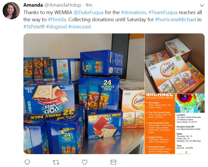 LowSlope's tweet photo. Day 1 of #HurricaneMichael Donation Drive!

Got Questions? Not local but still want to help send supplies to the #Panhandle? Need help finding the @LowSlope Trailer? 🤔🤔🤔

DM @AmandaHolup for event information and daily updates! https://t.co/aTFKMHMyeP