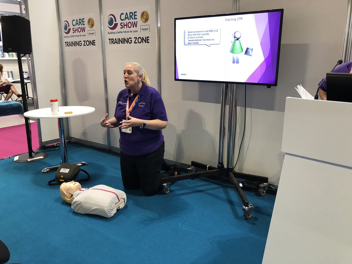 It’s been an amazing 2 days <a href="/CareShow/">Care Show</a> we’ve just finished delivering our final #CPR session of the show. #PowerofCare @WorkSafeTng