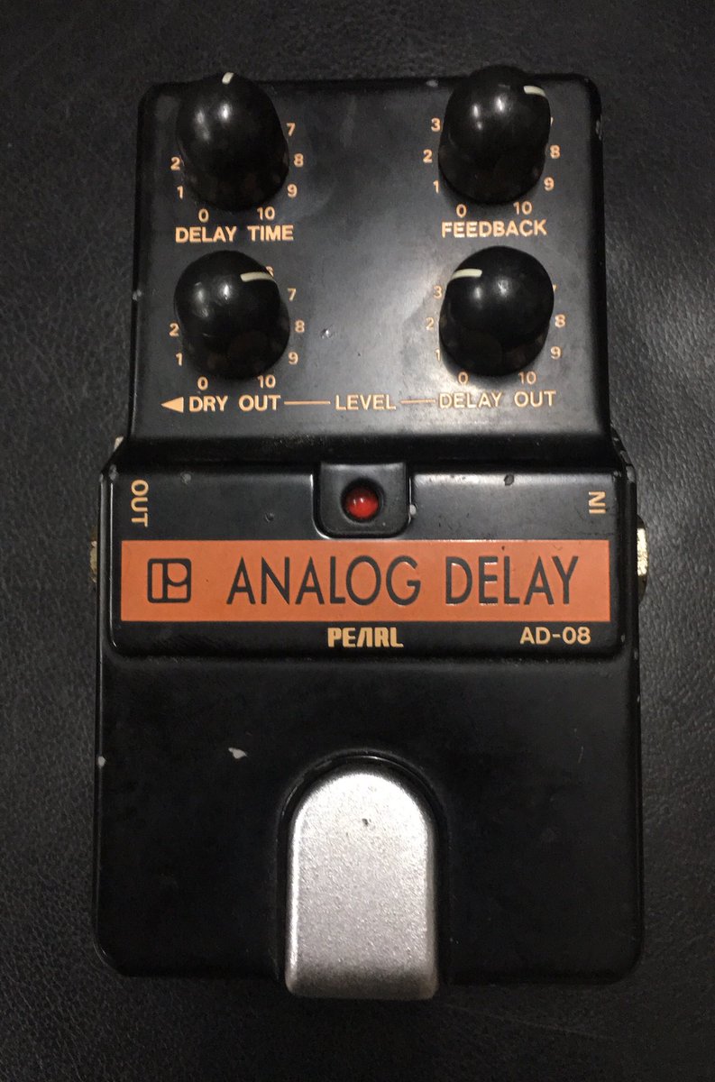 valentinecomp's tweet image. 激レアさんのEFFECTOR✌️😆
PEARL ANALOG DELAY AD-08

#analogdelay #analogdelaypedal #pearl #ad08 #pedals 
#effector #madeinjapan 
#pearleffectspedals 
#pearleffector  #パールエフェクト #パールエフェクター
#valentinecompany 
#ヴァレンタインカンパニー
VALENTINE COMPANY