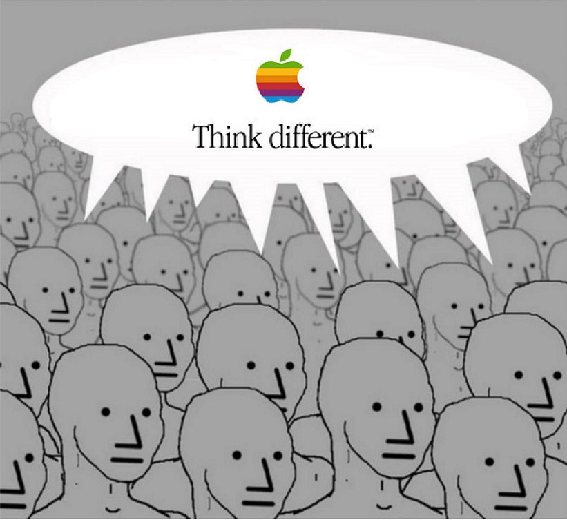 Think differently. Ways to say i think. Реклама apple think different. Ways to say i think. Синонимы к фразе i think.
