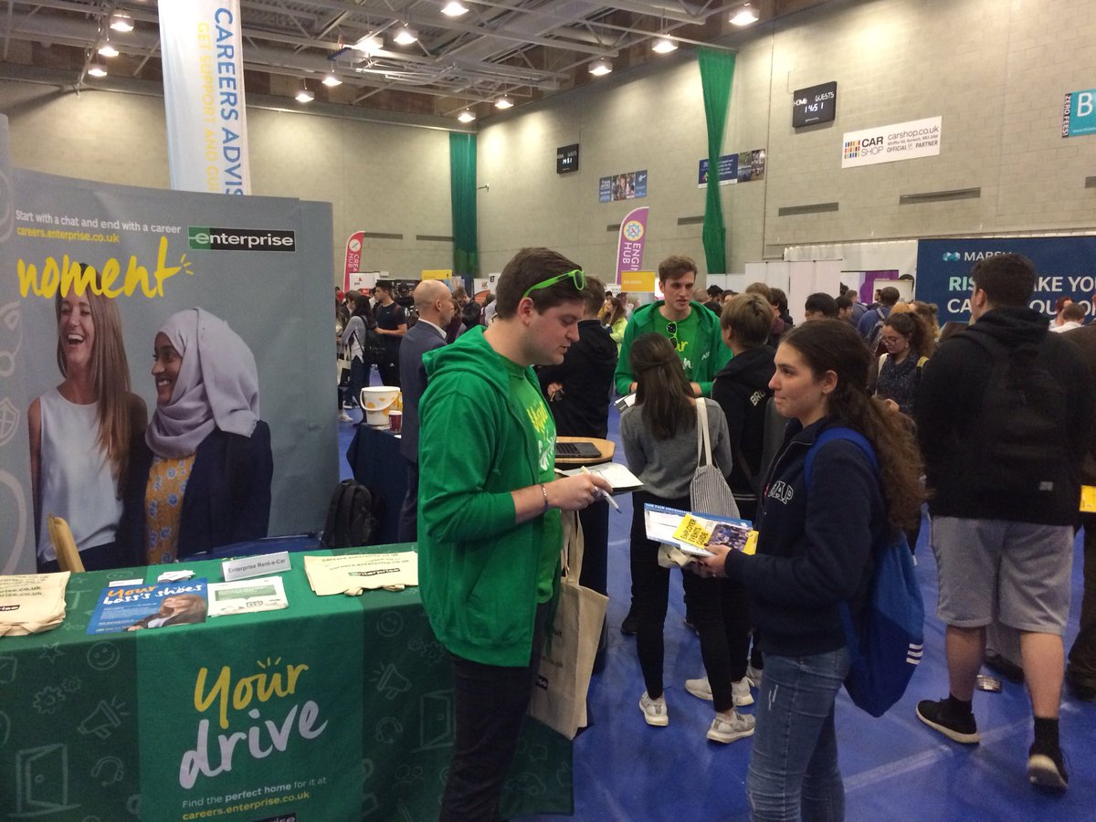 monicafowler_TA's tweet photo. #ROF2018 is insane!! No time to tweet weโve been so busy!Last chance to come talk to us about our Graduate Jobs and meet our new Campus Brand Managers, @oli_erac and @cameronr_erac! And learn about Enterprise Car Club with @ctwhatling! #SU4TAImpact https://t.co/o79nbznyS4