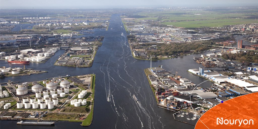 Nouryon's tweet photo. Large quantities of #windenergy, a large carbon source, and large-scale green hydrogen production - optimal ingredients for green and #circularchemistry. 

Together with @TataSteelEurope and @PortOfAmsterdam we take the next step towards carbon neutral. https://t.co/H9qzXVGqmg https://t.co/qnivzjibbw