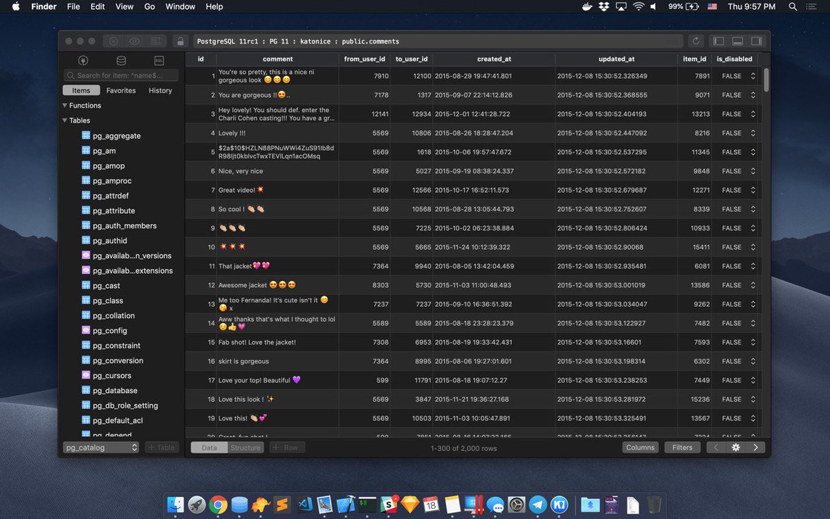 TablePlus's tweet image. PostgreSQL 11 was released officially with a lot of enhancements: postgresql.org/about/news/189…
If you have any problem working with PostgreSQL 11 in TablePlus, please report to us to get it fixed asap.
#PostgreSQL #Postgres #PostgreSQL11 #update #TablePlus