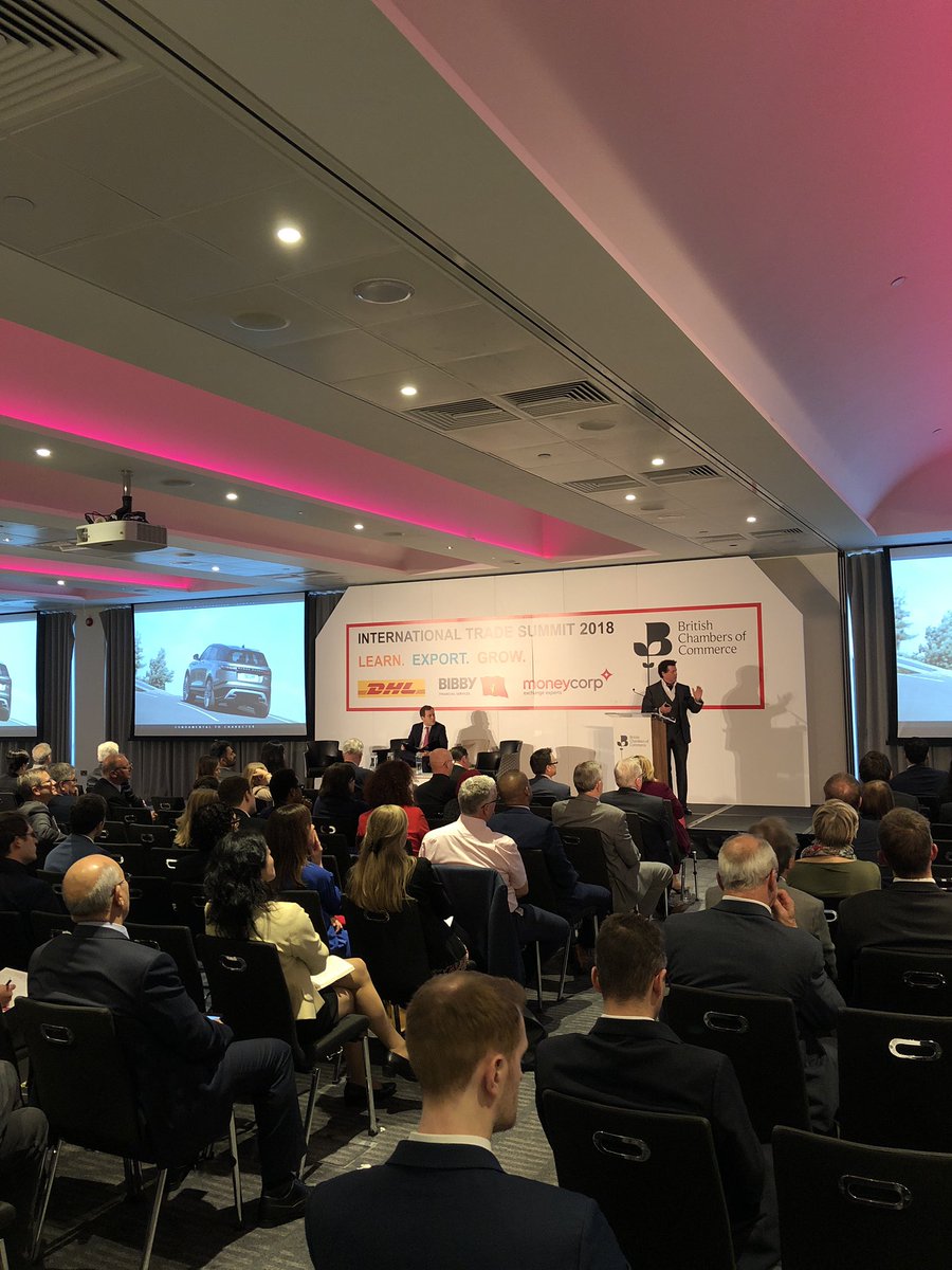 britishchambers's tweet photo. Gerry McGovern, Chief Design Officer at Jaguar Land Rover, closes the #bccexport conference, discussing designing and defining an iconic vehicle https://t.co/XwM8EjHeei