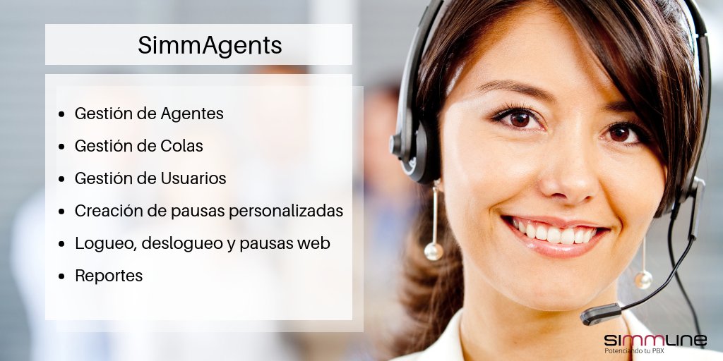 SimmLine_Soft's tweet photo. #SimmAgents permite la gestión de agentes y asignación de colas en tu #AsteriskPBX, creación de reportes de manera rápida y sencilla, creación de pausas personalizadas y mucho más..! https://t.co/8dSIkP4rex

#VoIP #CallCenter #HotDesking #FreePBX #SimmLine #EmpoweringYourPBX https://t.co/4DTLwemhPb