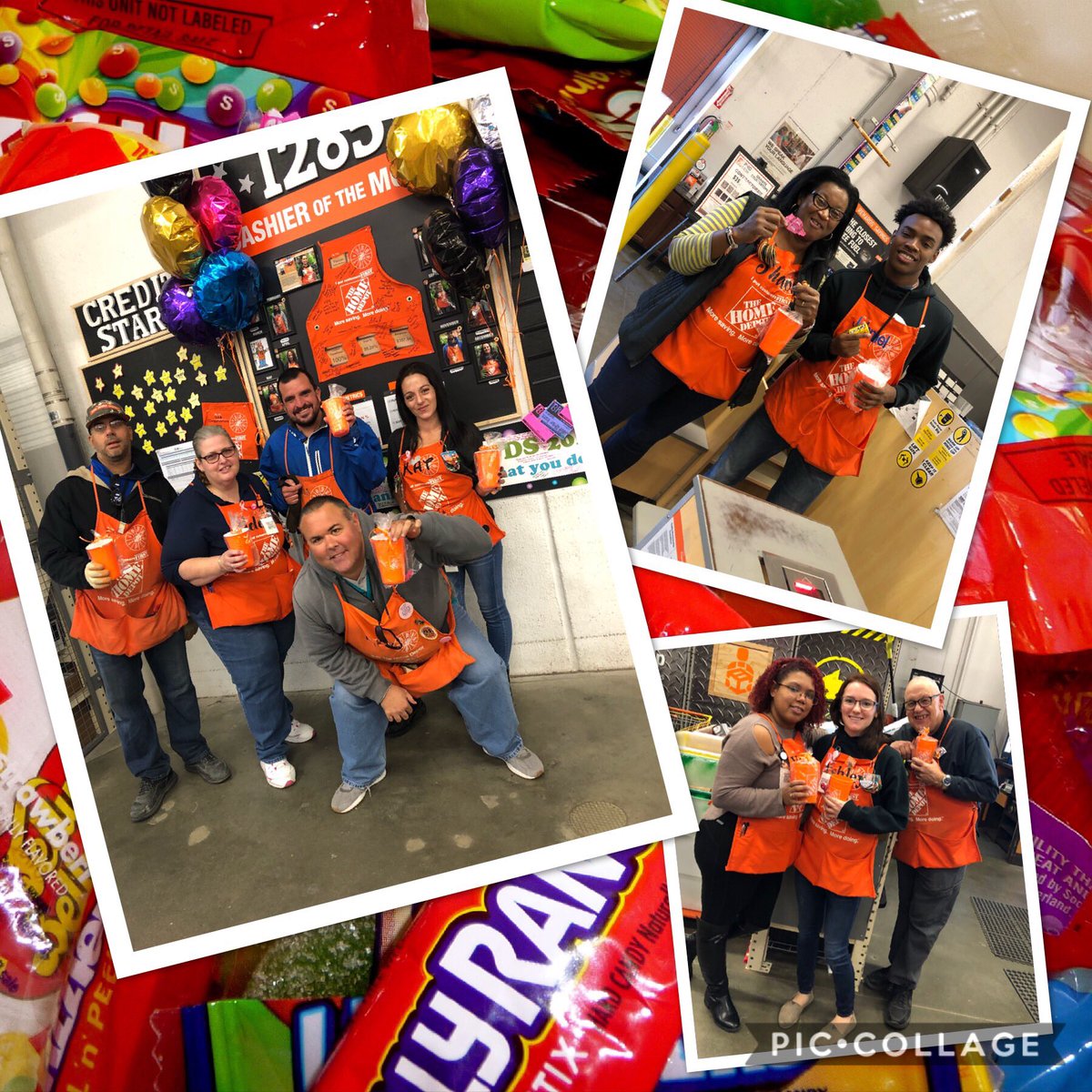 Thanking our 1285 cashiers, lot, service desk associates for all that they do each and every day!!😃👍🏻😃
🍬🍭🍬🍭🍬🍬🍭🍬🍭🍬🍭🍬🍭
#camandfriends2018 #keepcalmeatcandy