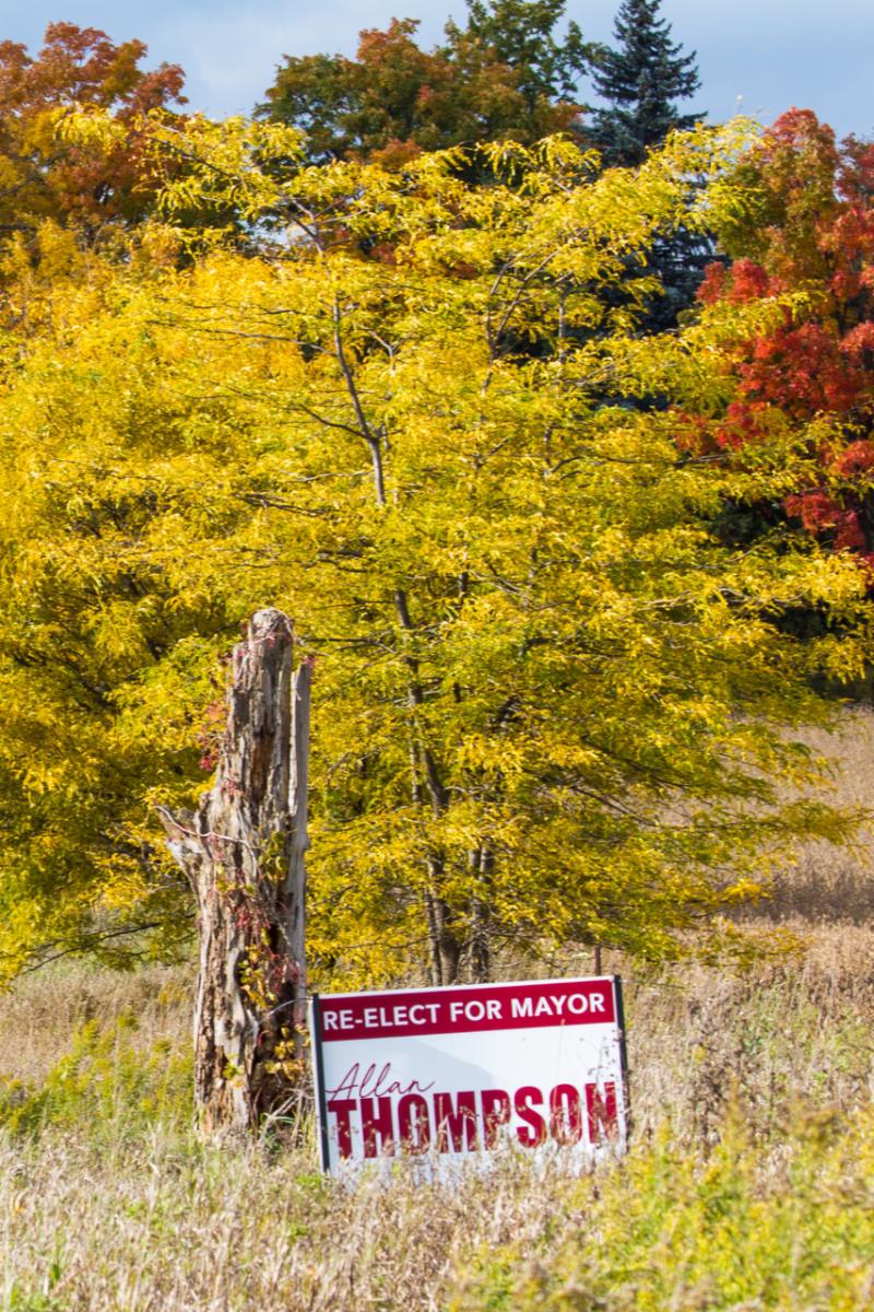 TODAY | #Caledon Advance Polls open at Noon. Your vote is your voice! There are three names on the ballot for Mayor. Mine will be last. Choose THOMPSON. Choose experienced, trusted leadership. #AllanForCaledon conta.cc/2Evq6IC