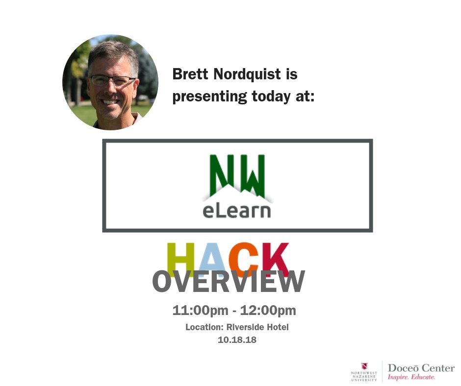 NNUDoceo's tweet photo. NW eLearn Conference is today! https://t.co/knSS4qdoAb