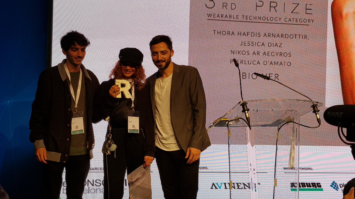 industry_arena's tweet photo. Aldo Sollazo announces now the winners of the #Wearable Category of this year's #RESHAPE Competition.
1st Prize > #Regrow
2nd Prize > #Opera
3rd Prize > #BioVer
Congratulations!
@reshape_dcc @NOUMENA_bcn https://t.co/PgnZyF4QGV