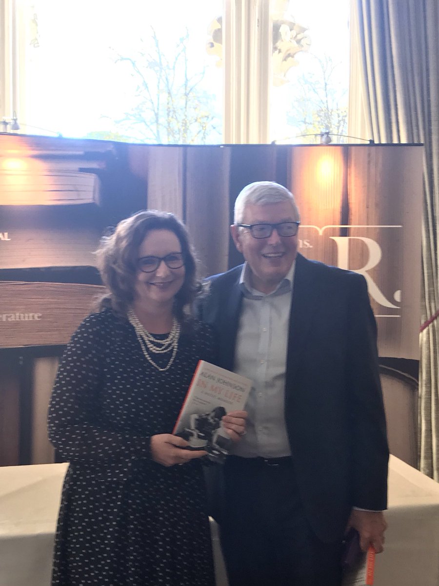 Raworths's tweet photo. Thank you to Alan Johnson for a fascinating talk at today’s Literary Lunch, marking the start of #RHLF @alanjohnson https://t.co/whaI2khaMd