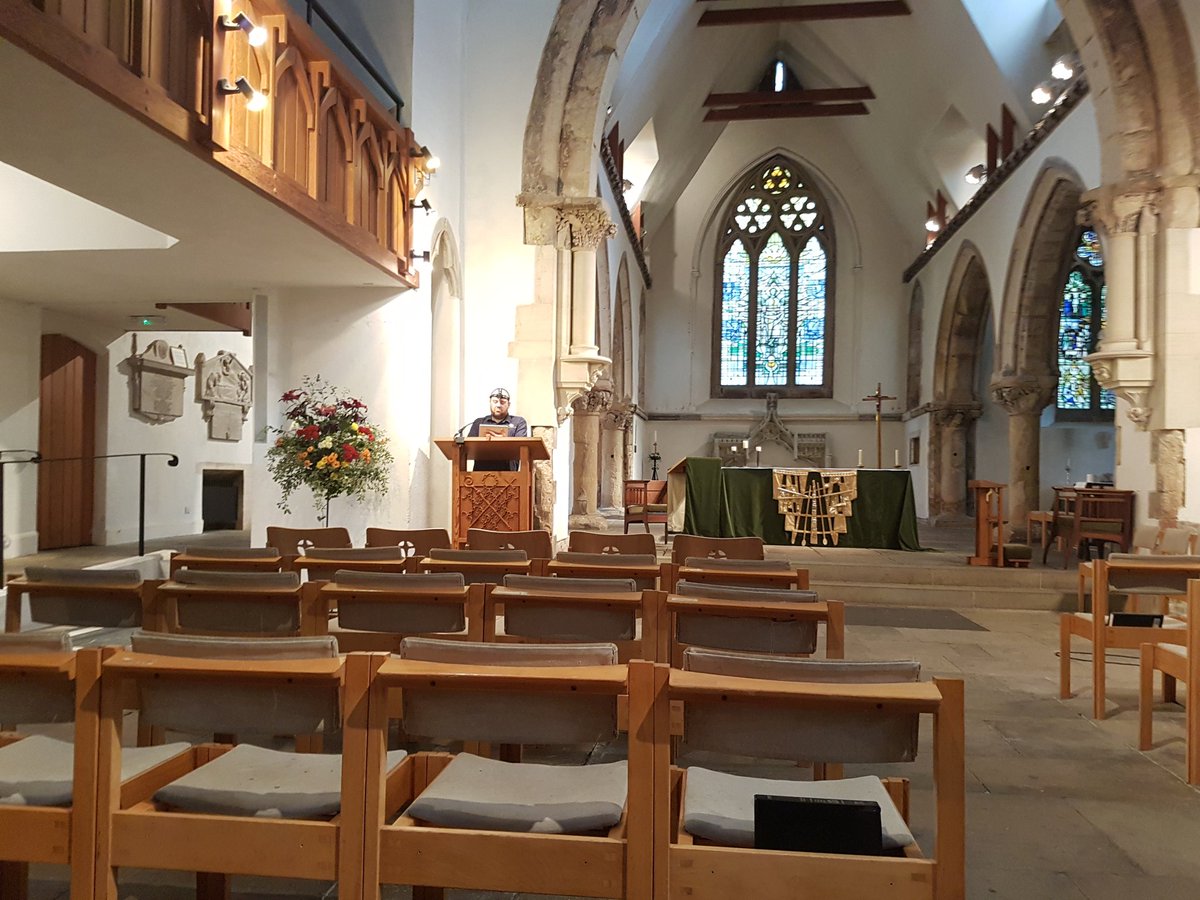 anormanwalker's tweet photo. Didn't think I would actually feel emmotional at the moment crystal clear sound fills @StLeonardsSW16  I but there it is ....after crackles feedback and unpredictability this is  a joyful sound ! #newsoundsystem https://t.co/KzijjVCGjn