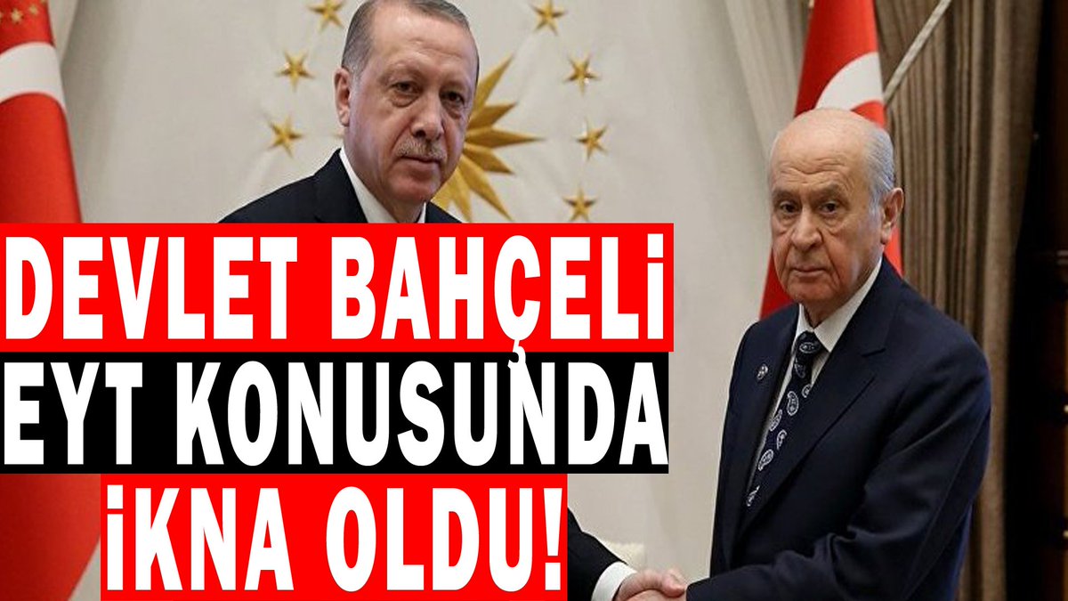 Cumhurbaşkanı Erdoğan Bahçeli'yi EYT İçin İkna Etti! #EytTeklifiKomisyondanGeçmeli
#EmeklilikteYaşaTakılanlar #EYT

youtu.be/zBM0AraIx3A ←←← (Tıkla Açıklamayı İzle)