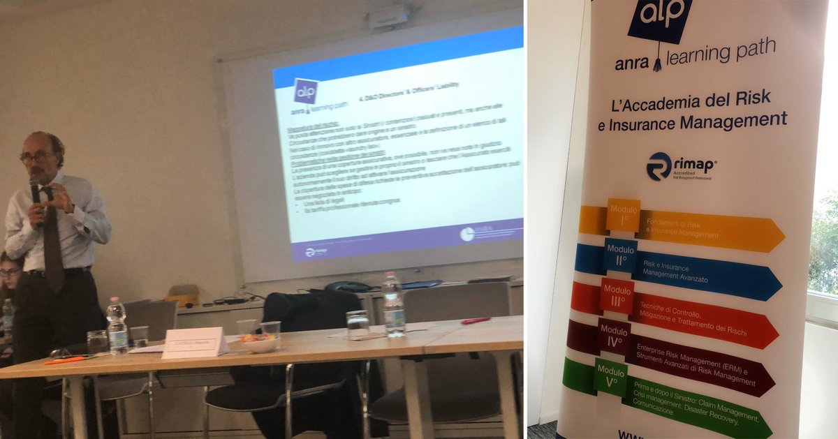 Our <a href="/mariagraziatirr/">mariagrazia tirrito</a> and <a href="/mafy_papa/">Mafy</a> attending the @AnraRisk 's Academy of the #RiskandInsuranceManagement, the new #Academy for risk management professionals training.