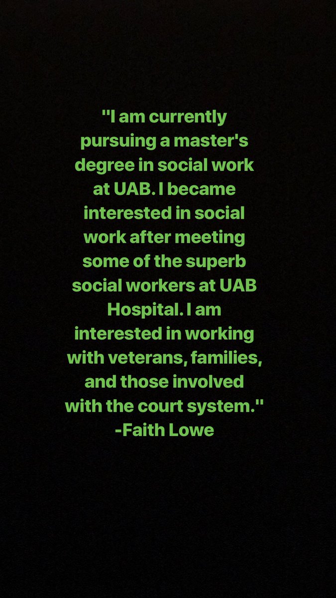 sswouab's tweet photo. Meet the SSWO’s Member at Large, Faith Lowe! https://t.co/kSYNCbPSbQ