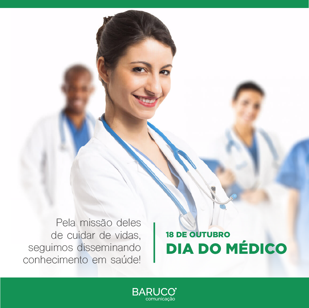 Baruco_Clip's tweet photo. 18 de Outubro - Dia do Médico

#DiadoMédico #saúde #comunicação #ComunicaçãoESaúde https://t.co/yDtEUSolBE