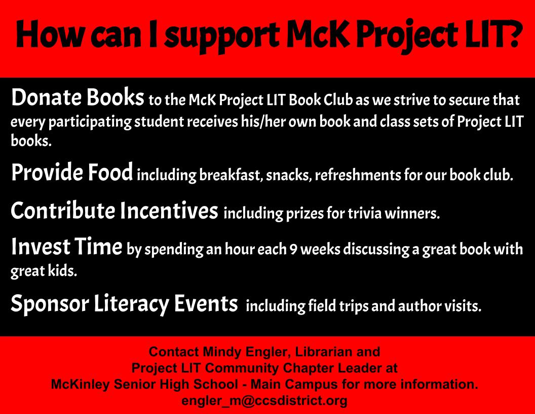 CCS_District's tweet photo. Students in the McK Project LIT Book Club wrapped up their first selection this week. With adult mentors, they had a passionate discussion about "The Hate U Give," facilitated by librarian Mindy Engler. #MyOhioClassroom https://t.co/uViNh30078