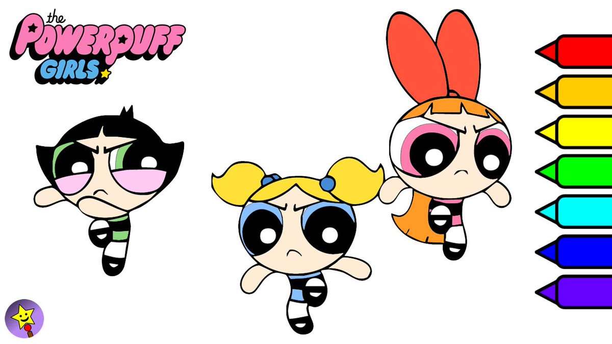 Powerpuff Girls Buttercup Coloring Pages