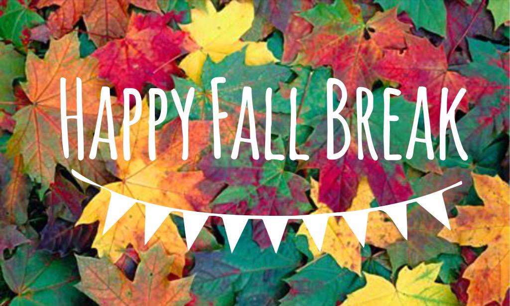 HubAtColumbia's tweet photo. Happy Fall Break students! We hope you have a safe and fun filled time. #fallbreak #hubatcolumbia https://t.co/gatH55Apc5