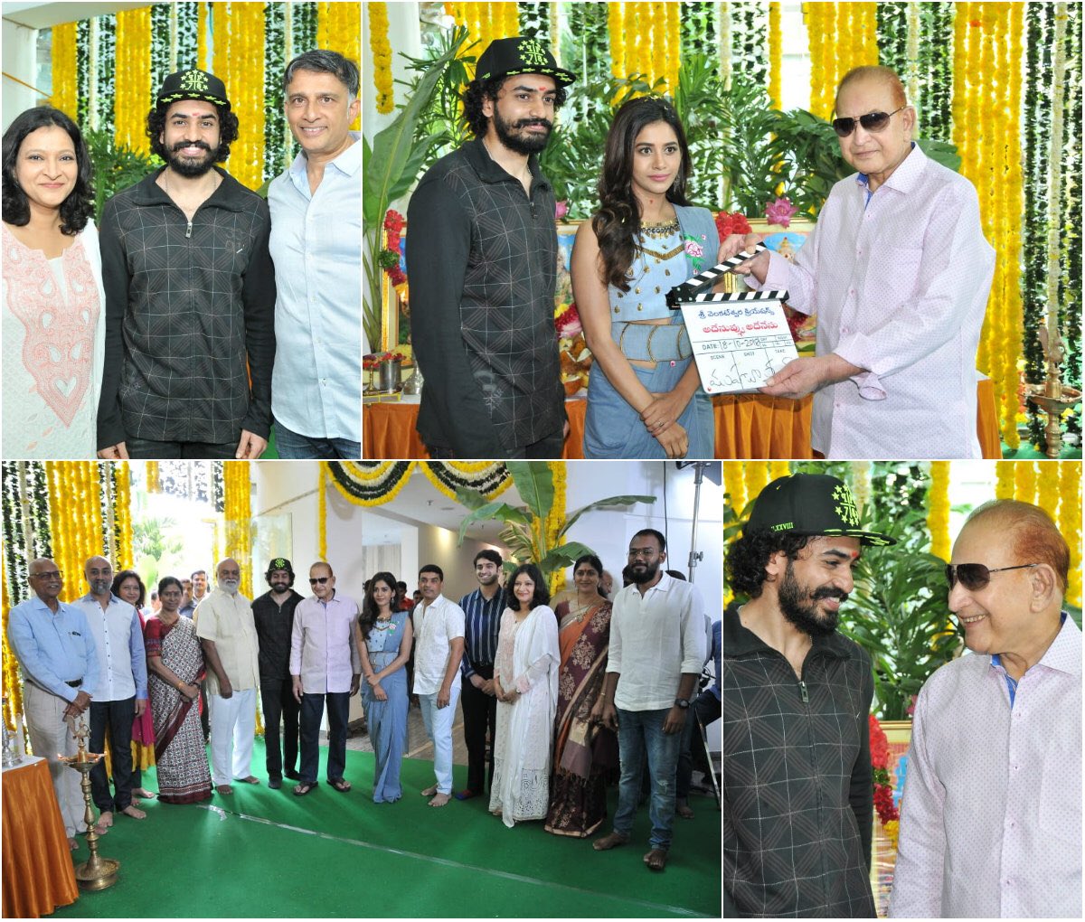 Introducing another hero from our family. The first one from this generation... Seeking your love and blessings. 
Can’t wait to see you on the silver screen Ashok! All the very best. God bless you.