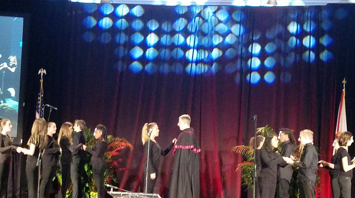 kbennetted's tweet image. Great performance by @LLTAcademy students at the Florida Charter School Conference!