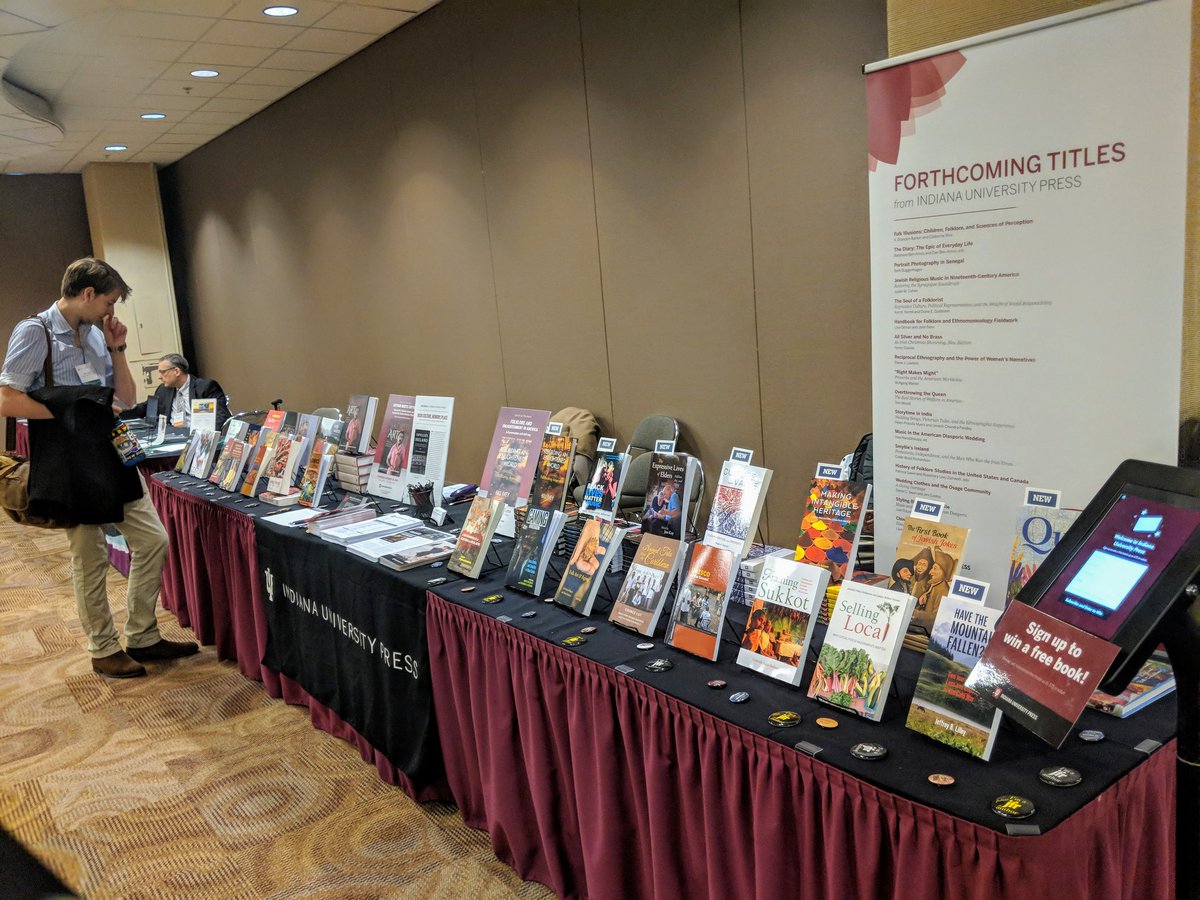 iupress's tweet photo. All of our new books have arrived at #AFSAM18!

Stop by our booth at the @afsfolklorists annual meeting to receive 30% off all folklore titles + free shipping! https://t.co/Jf02ck463N