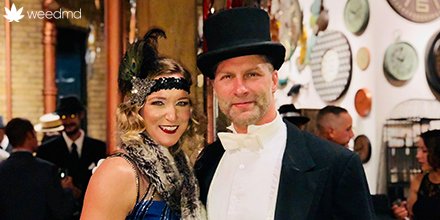 We welcomed the end of #cannabis prohibition 10.17.18 with flappers and dappers at our modern speakeasy @DesignHouseLDN @VentureCover #legalizationincanada #legalization