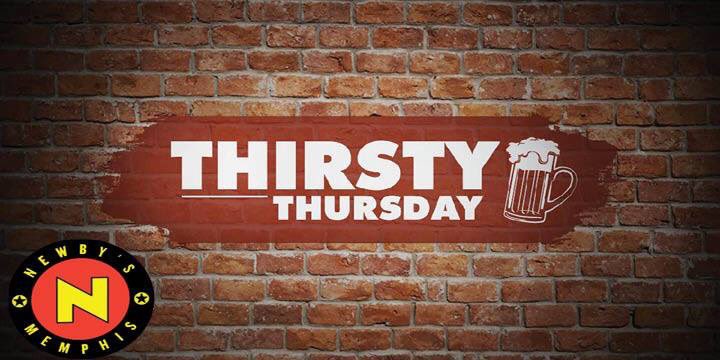 See you tonight at Newby’s for the best Thirsty Thursday around! 🍺🥃  $2.50 drafts &amp; $8 buckets until 10 p.m., $4 wells all night!