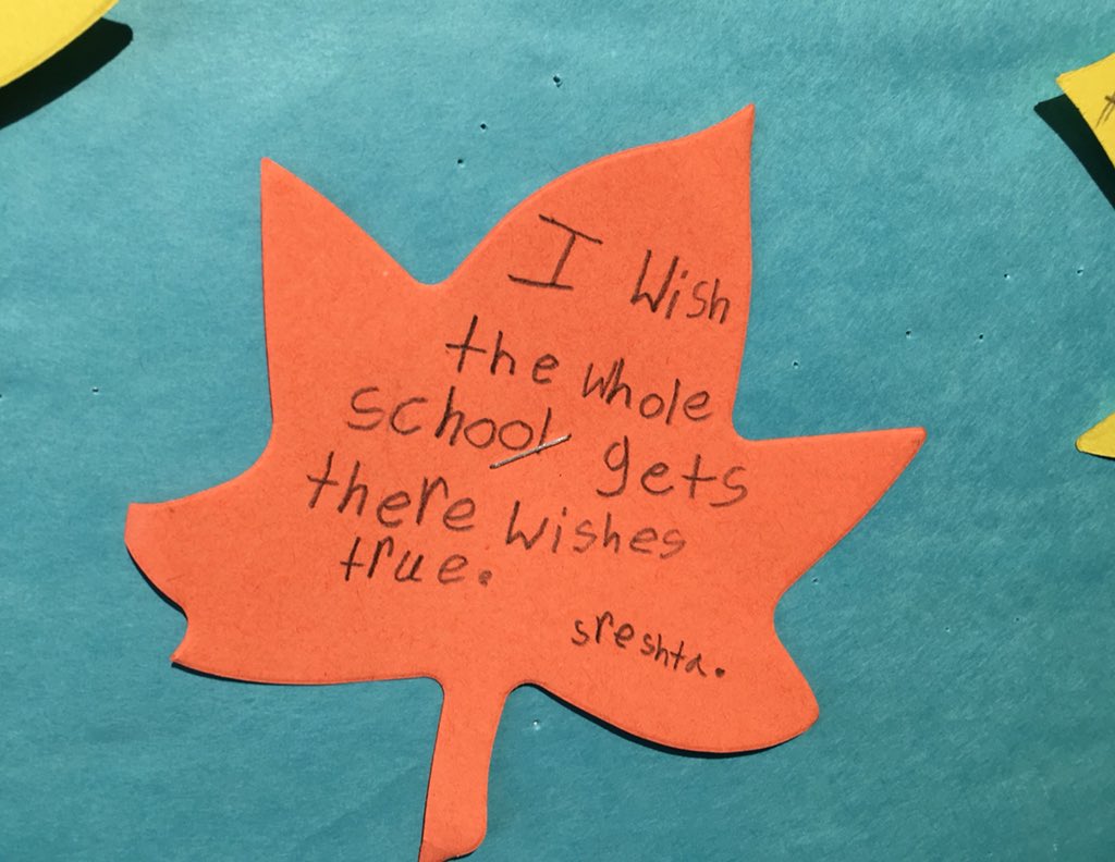 NoviOrchardHill's tweet photo. @NoviOrchardHill students share their wishes for the school year - this #NoviWishTree is ready for fall #OHFamily https://t.co/pcRPWh5y2x