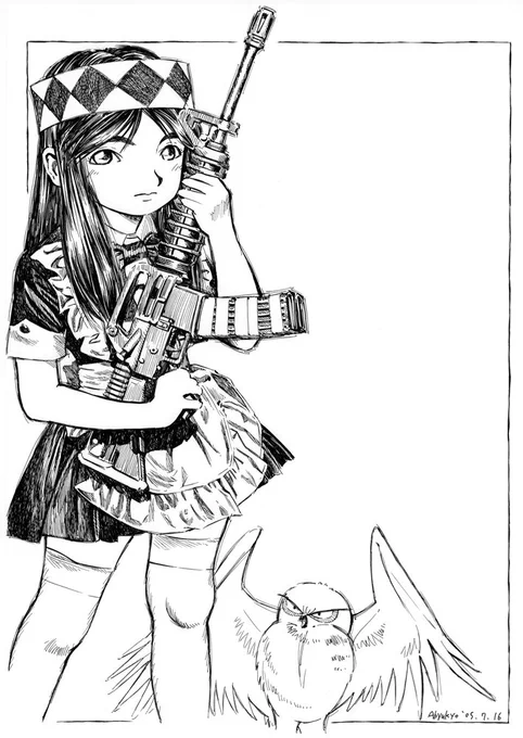 日本時間ではもう過ぎてしまったが、世界標準時ではまだ18日ということで、昔描いたフェミファシストヒルダのミニスカを貼っておく。#ミニスカートの日 