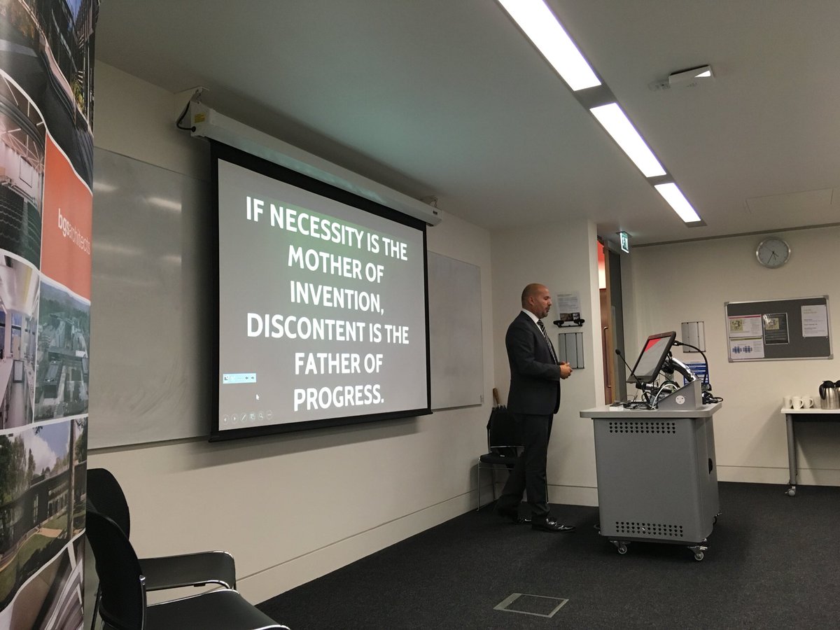 “Discontent is the father of progress”